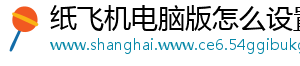 纸飞机电脑版怎么设置中文